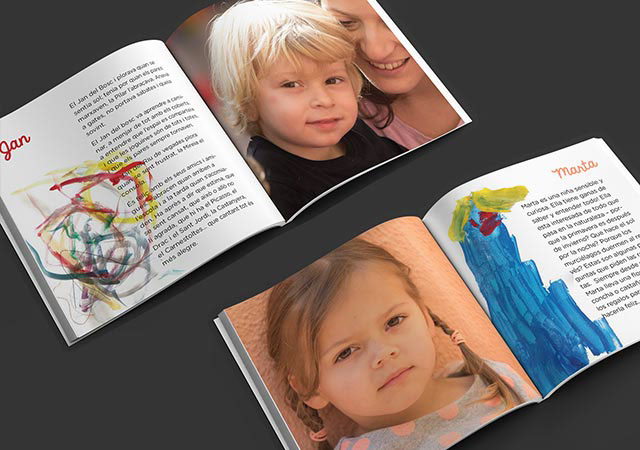 Ampa Portal Nou barcelona kindergarten book editorial children editorial design  graphic design  kids