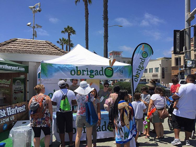 tent Event Coconut Ocean Huntington Beach Full Color large format Promotional marketing  