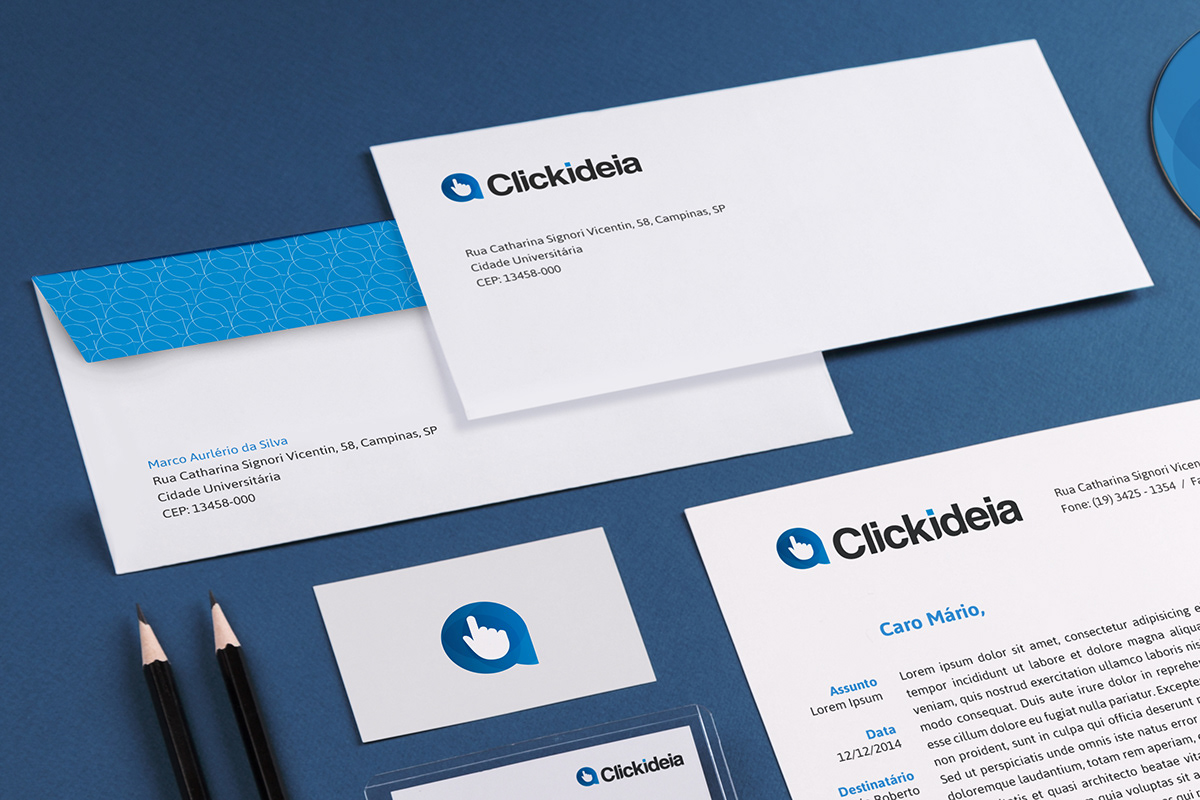 redesign Click Ideia marca logo brand