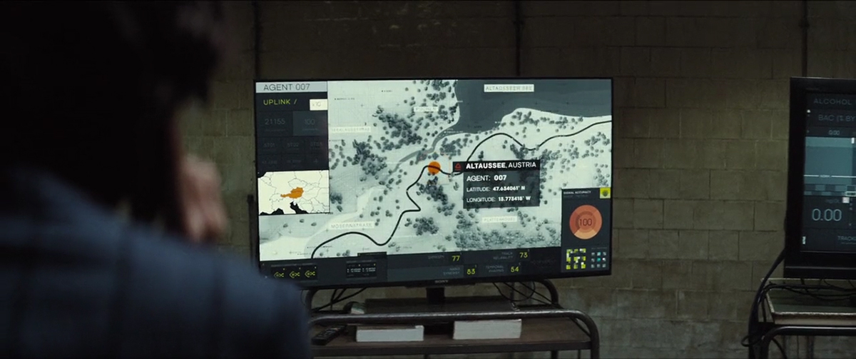 Film   FUI UI movie Bond spectre design screen spy motion