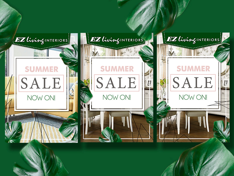 summer sale furniture Ireland Promotion promo campaign poster