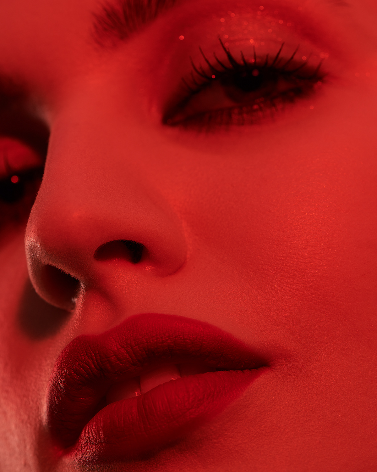 beauty beauty photography fashion photography makeup portrait red lips retouch skincare