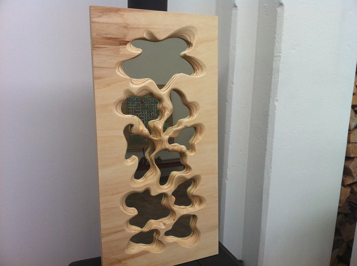 wood furniture plywood mirror frame rasp