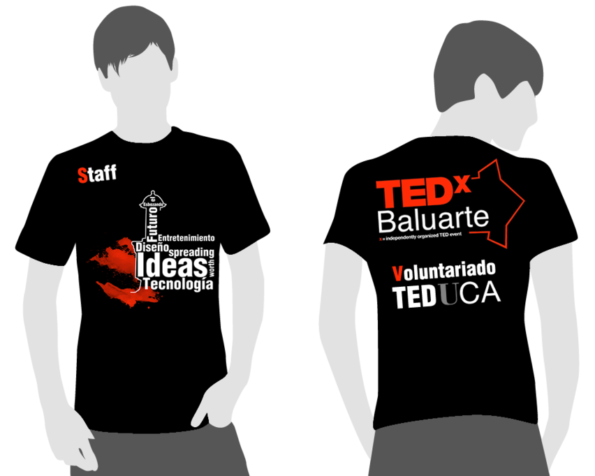 TEDx TED t-shirt Baluarte cádiz