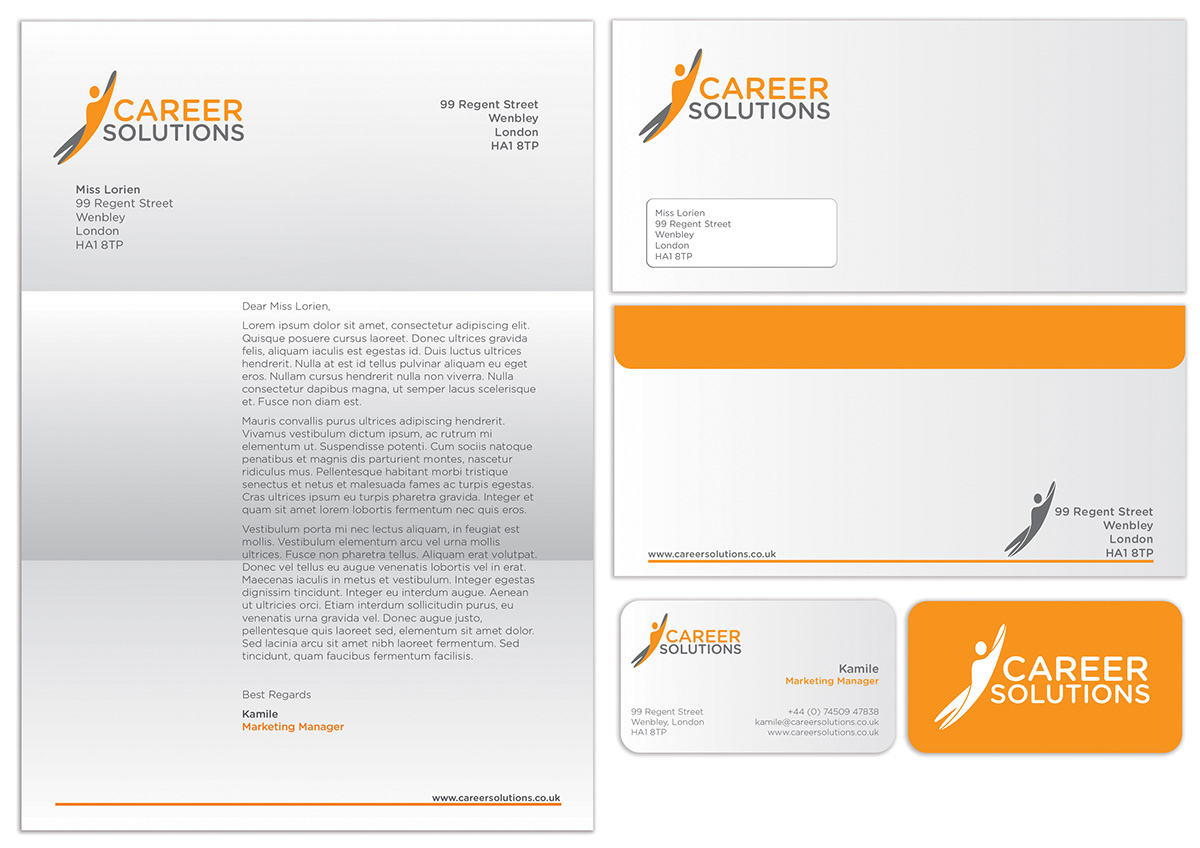 career solutions marketing   Visual Communication logo poster communication design business