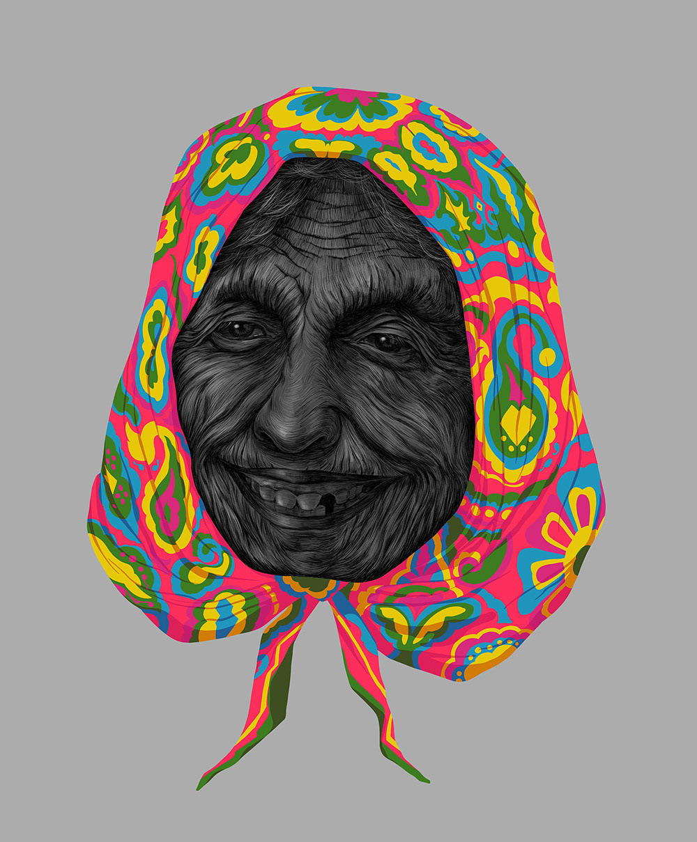 CMYK COVid experiments graphics ILLUSTRATION  indian kerala muhammedsajid portrait