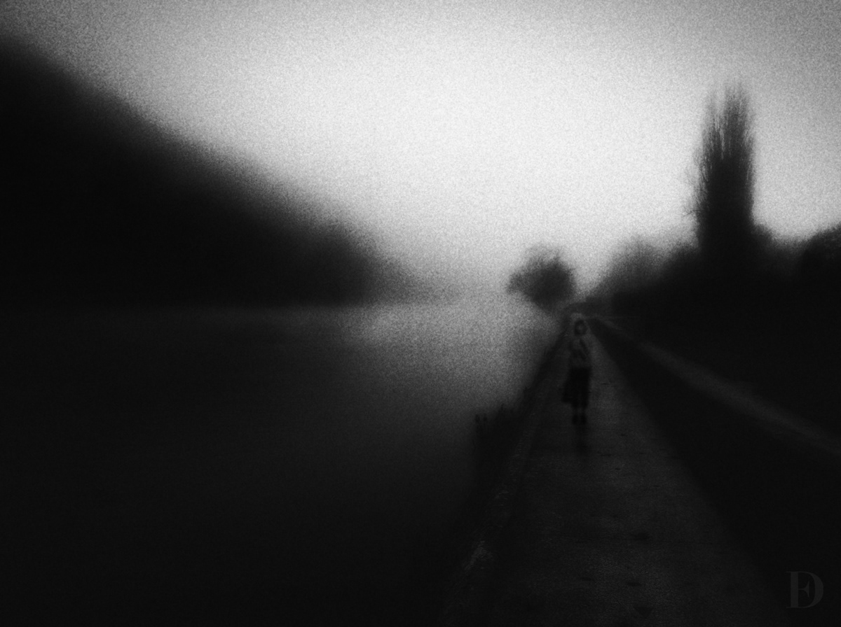 black ways blur b&w photo Eric Dorchain Landscape iphone