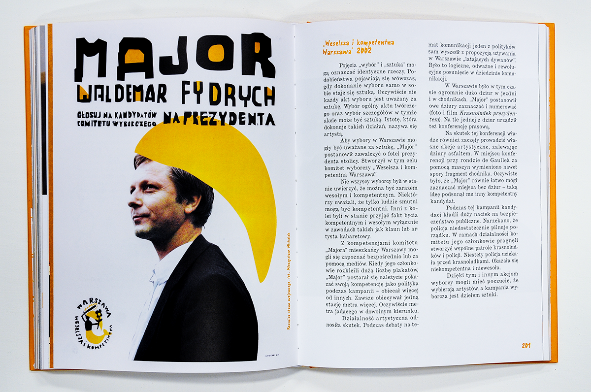 WALDEMAR FYDRYCH major orange borutta MACHALSKI ASP W WARSZAWIE book design Album Mateusz Machalski  NCK