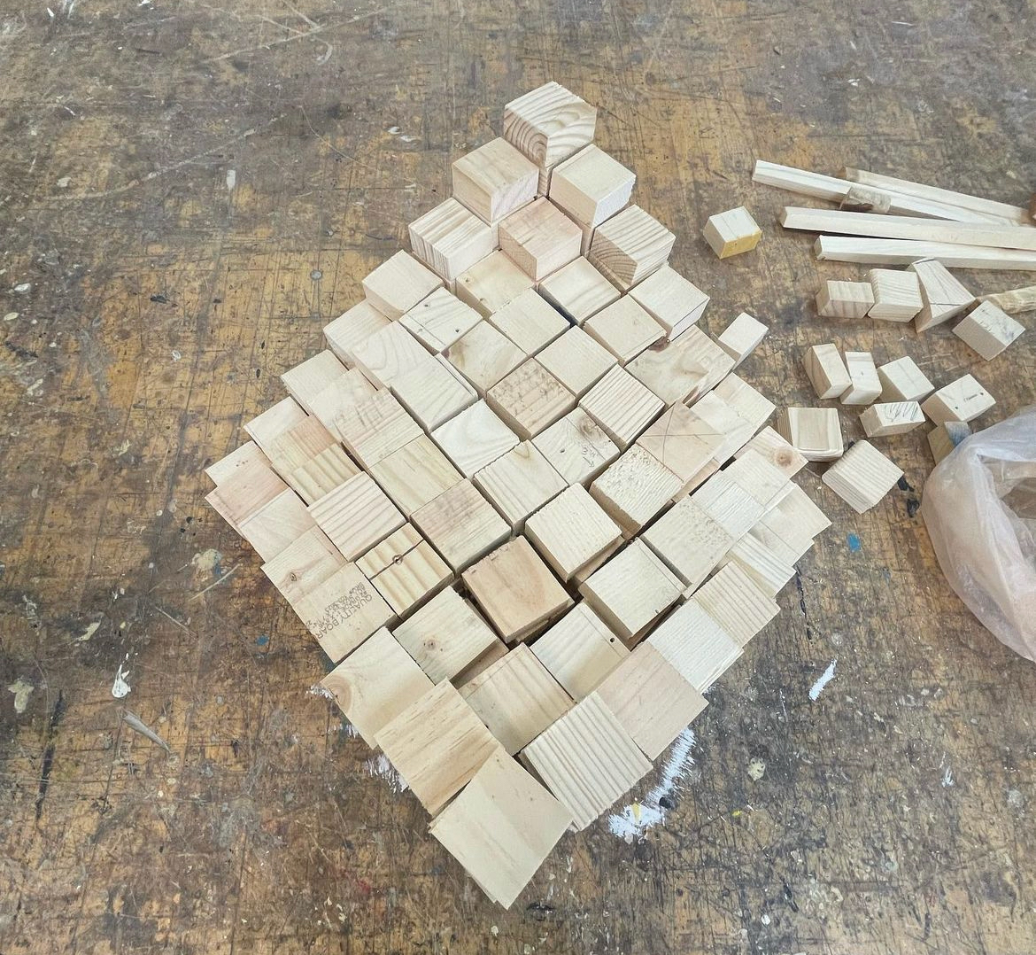 chess chessboard 3D wood woodworking chair handmade
