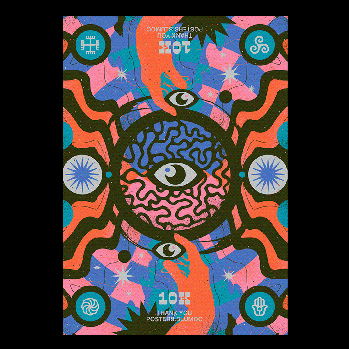abstract art brand gig gig poster graphic design  ILLUSTRATION  poster rock screenposter