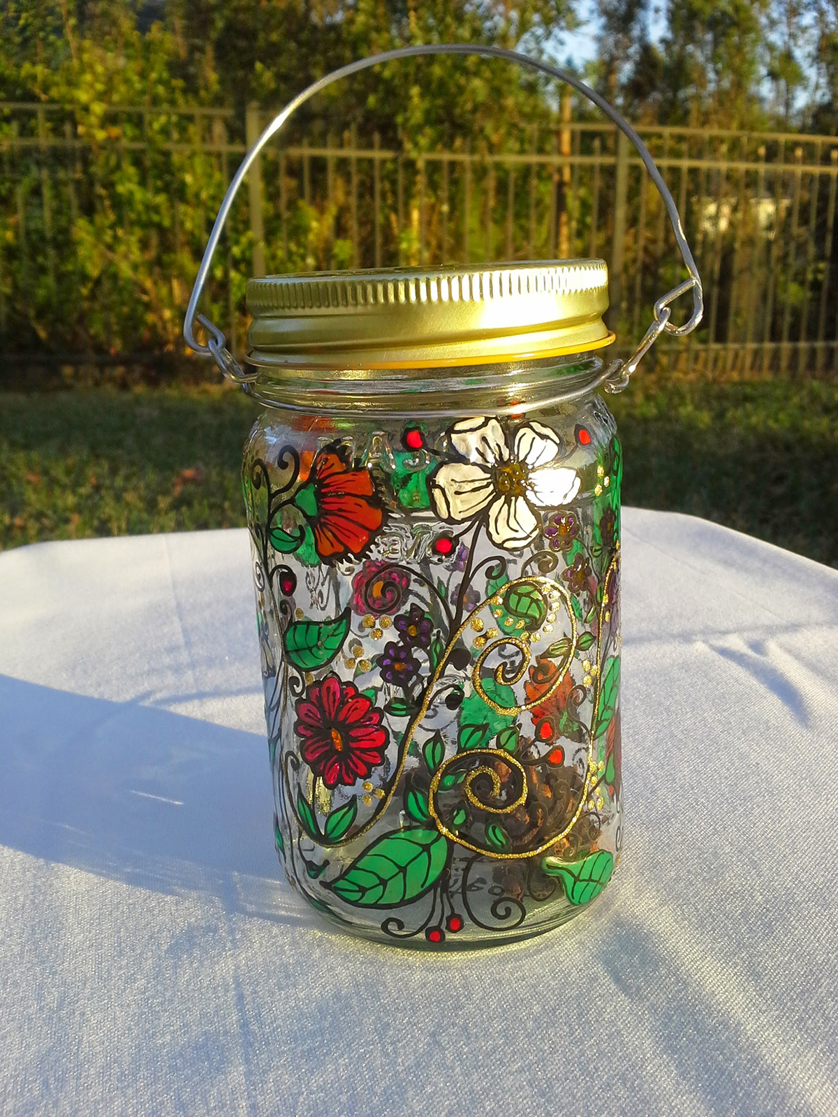 jars upcycle mehendi dispenser oil & vinegar glass