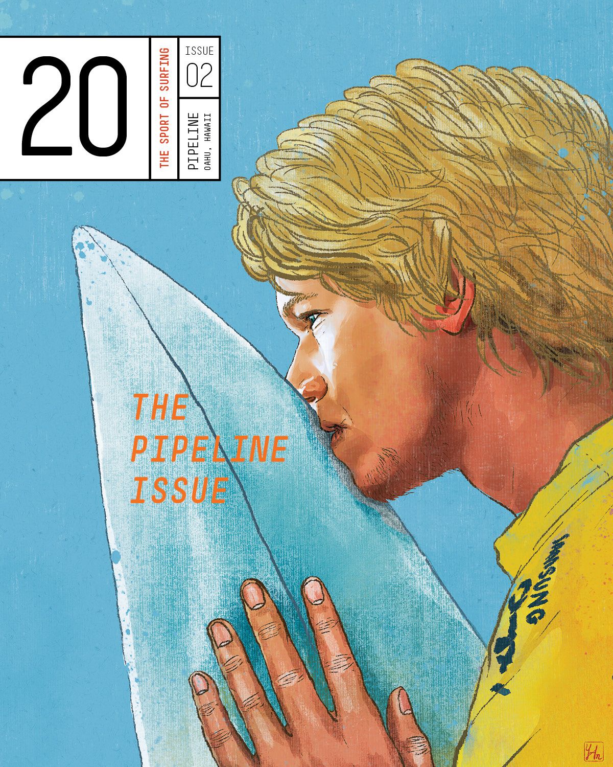 Illustrator JohnJohnFlorence surfing adagency sports ArtDirection design editorial magazine
