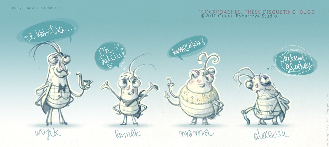 feature animation Film   Visual Development environment bugs Cockroaches concept art artur gorczynski