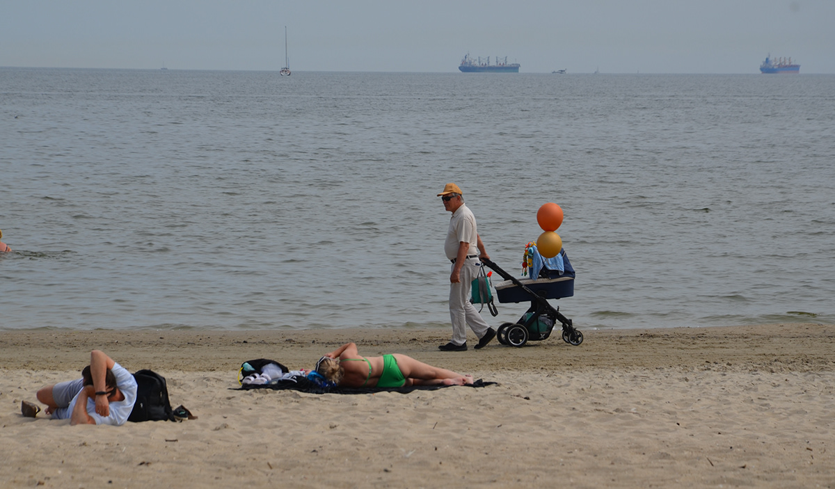 beach summer people sopot relaxation Nature