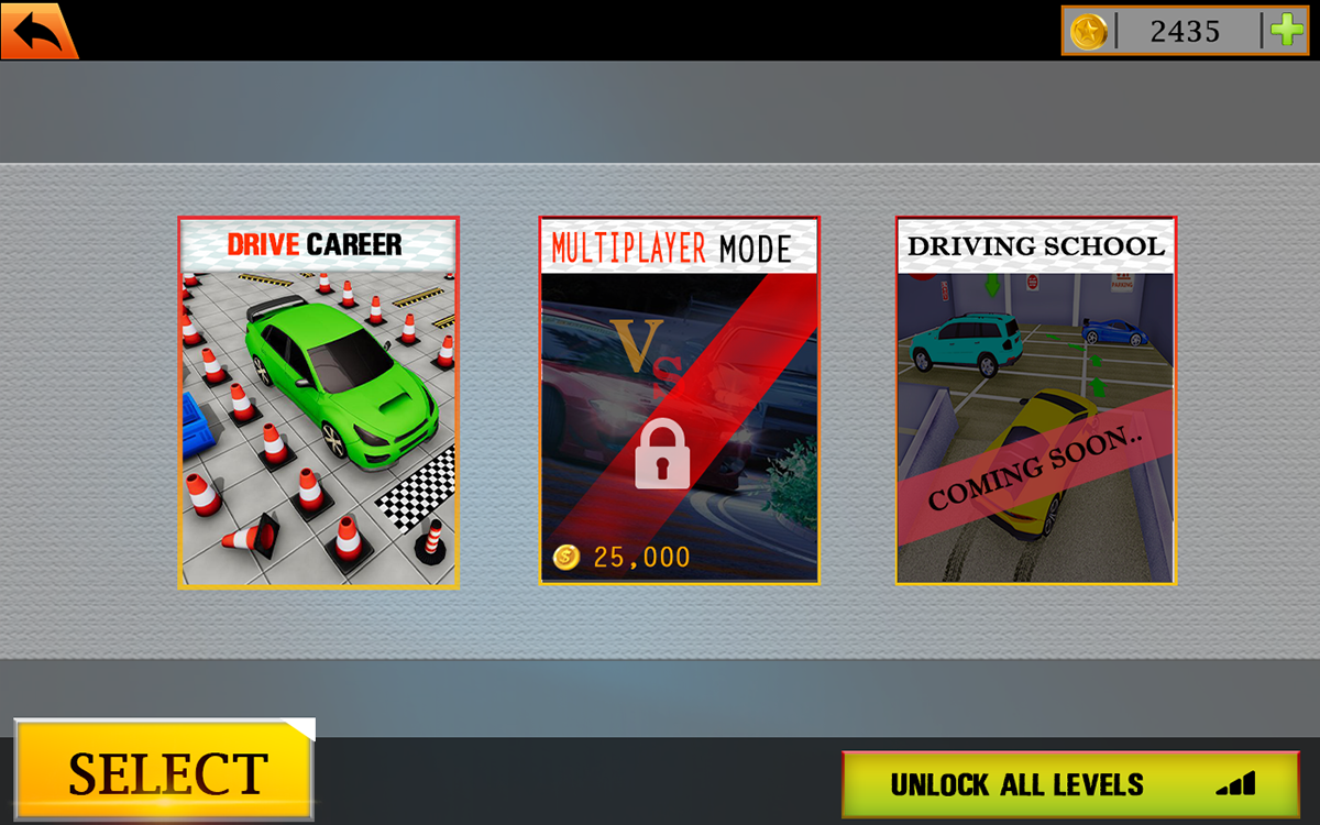 Behance Car driving Car Driving Offline game GUI Real Parking Free Games