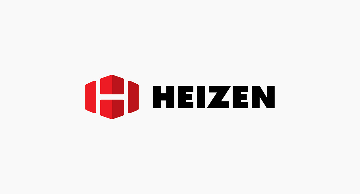 heizen Bosch combi boiler condensed combi brand logo identity red 3d logo