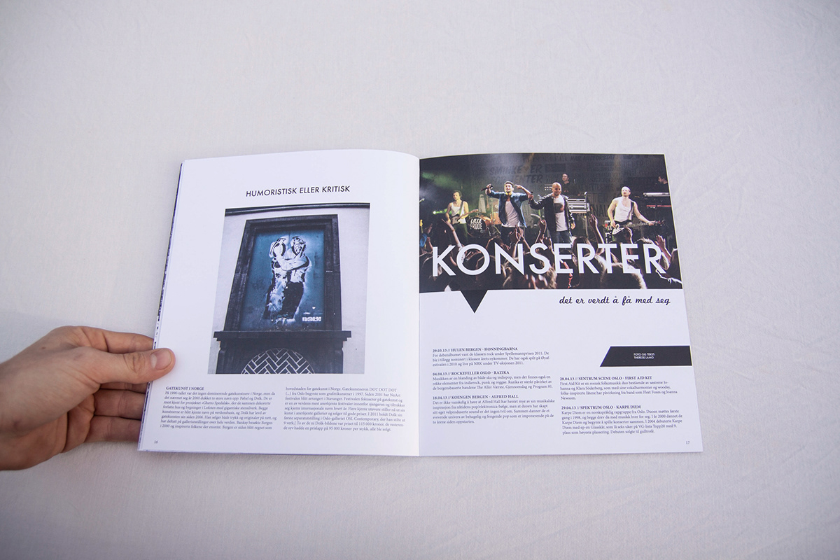 magazine Urban culture Magazine design Bergen NKF