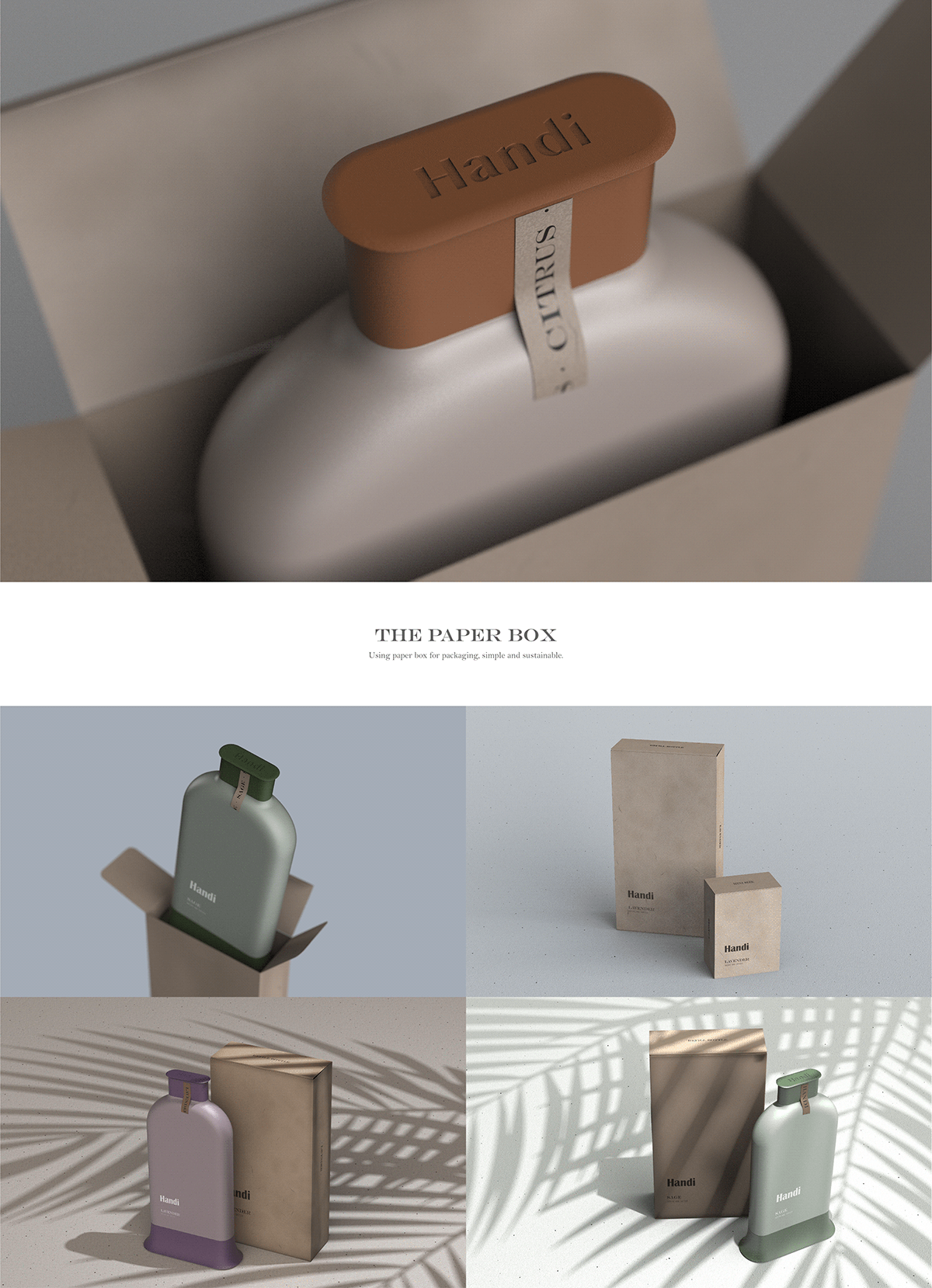 branding  cmf COVid designer industrial design  keyshot Packaging personal care product sanitizer