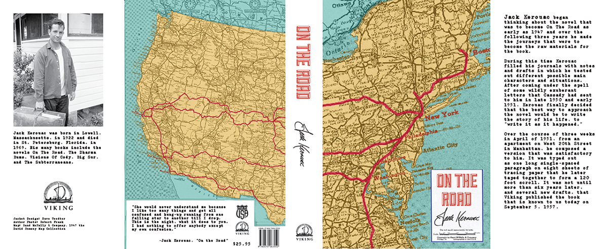 book cover On the road Jack Kerouac
