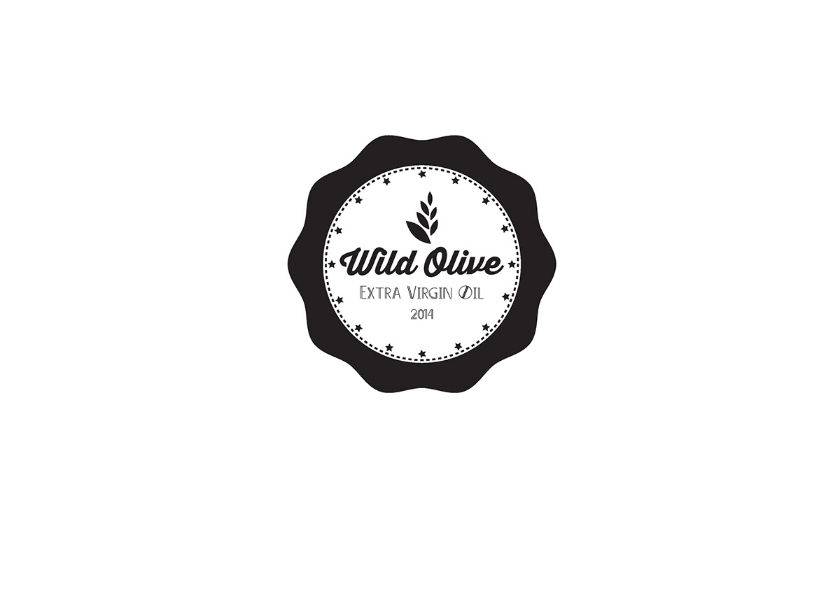 Olive Oil vintage badge olive virgin brand identity logo