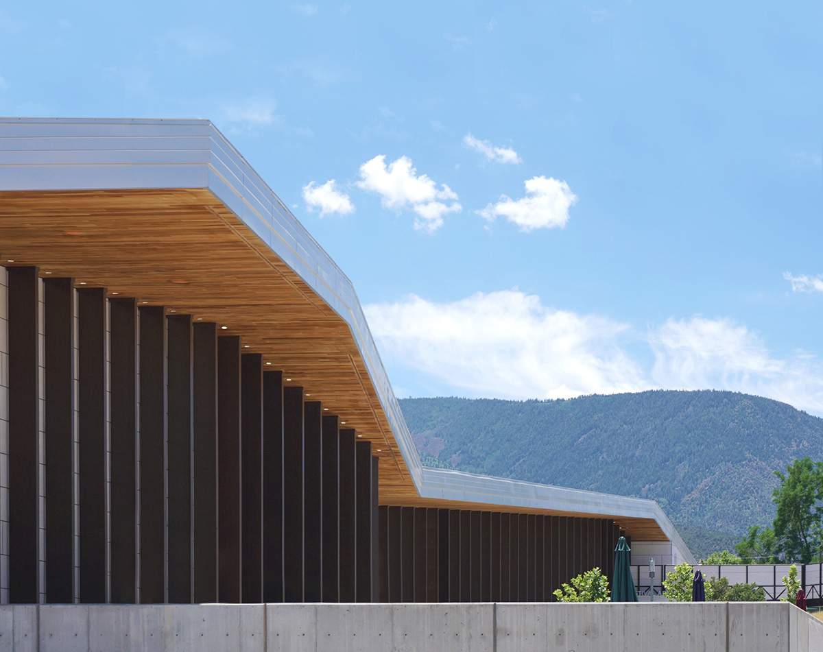 Adobe Portfolio contemporary museum Art museum concrete panels outdoor theatre shakespeare architecture