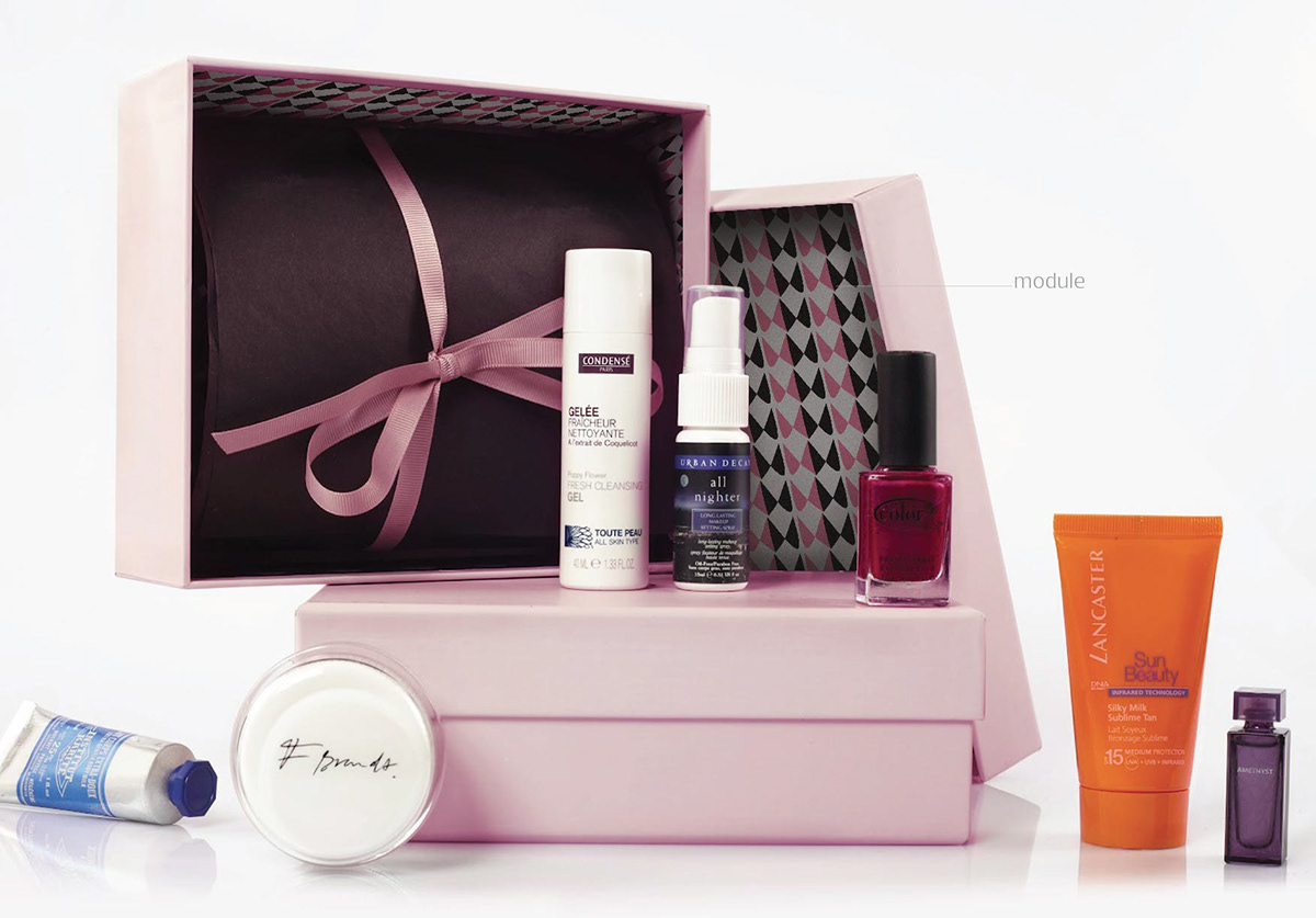 charming Order box module pastel makeup online shopping
