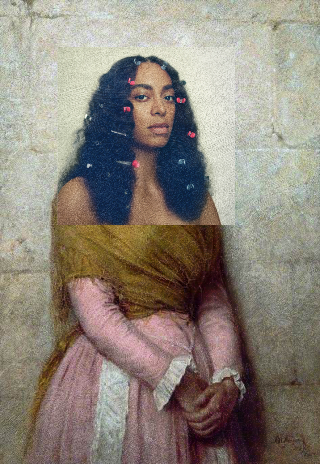 album art collage Beyonce juxtaposition Classical Art Parody mashup album artwork Digital Collage