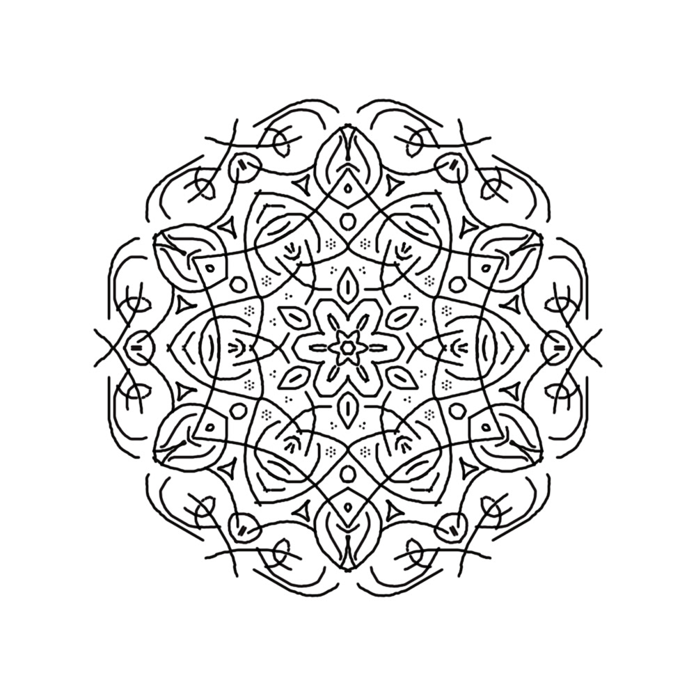 Mandala pattern inktober jakeparker inktober2019 dragon Sling