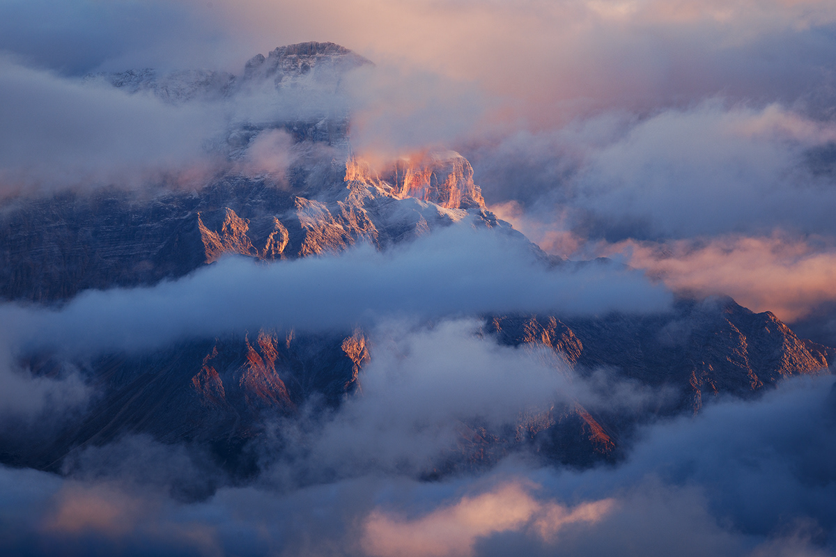Outdoor Landscape Travel mountains dolomites alps Italy Nature fog Photography 
