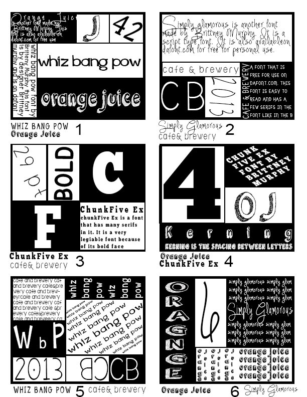 typography composition