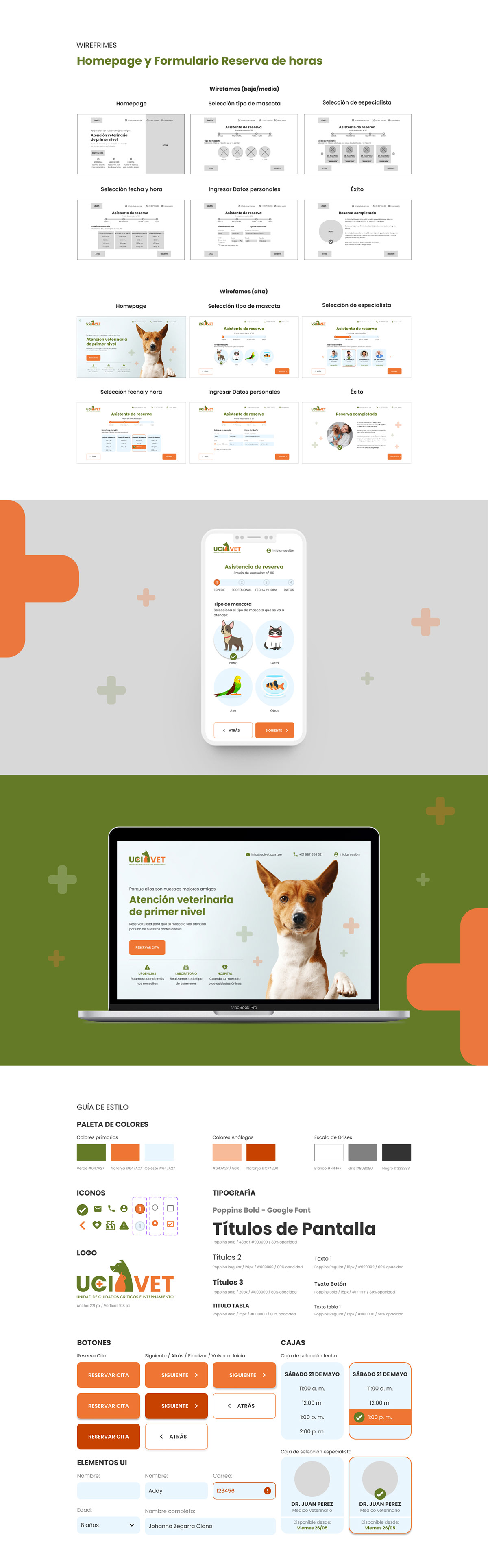 UX UI Figma ui design veterinary veterinaria peru app Pet clinic
