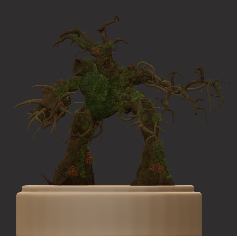 3D model concept art Game Art ent LOTR fantasy game design  creature monster treebeard