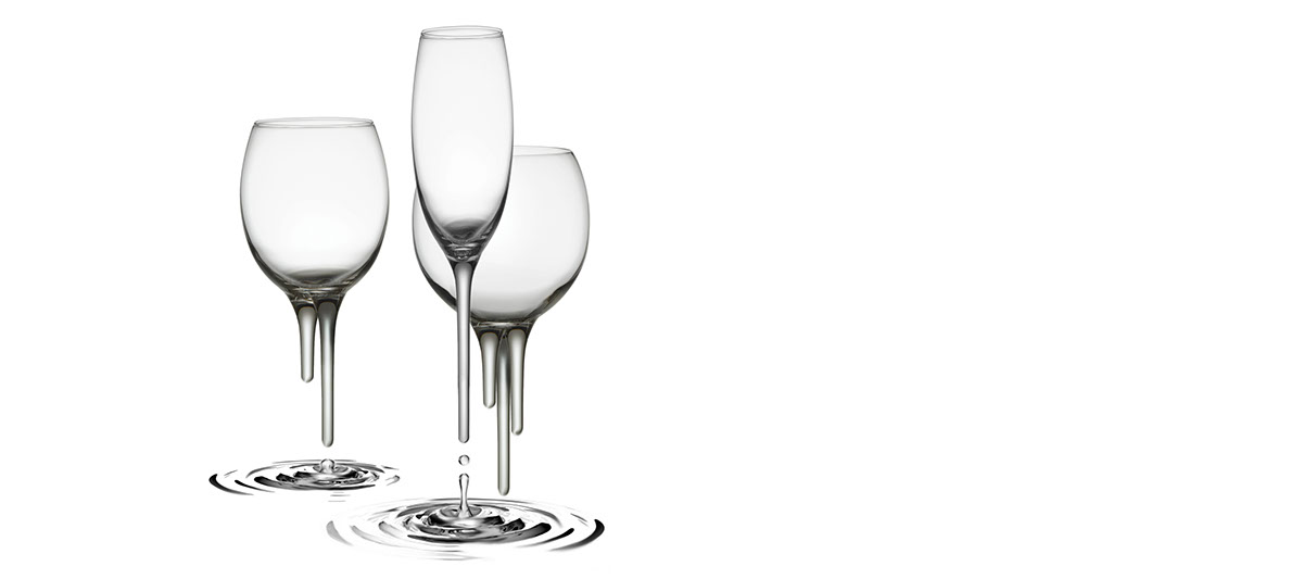 BICCHIERI vino cristallo artigianato vetro