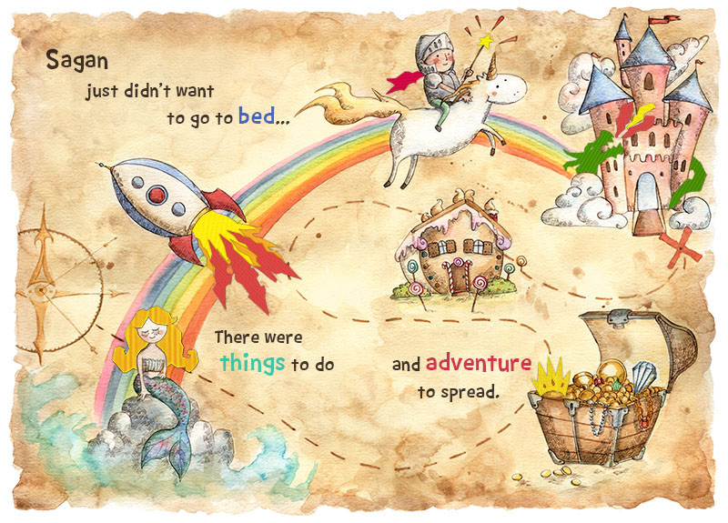 childrensbook children ILLUSTRATION  book painting   kid bedtime story