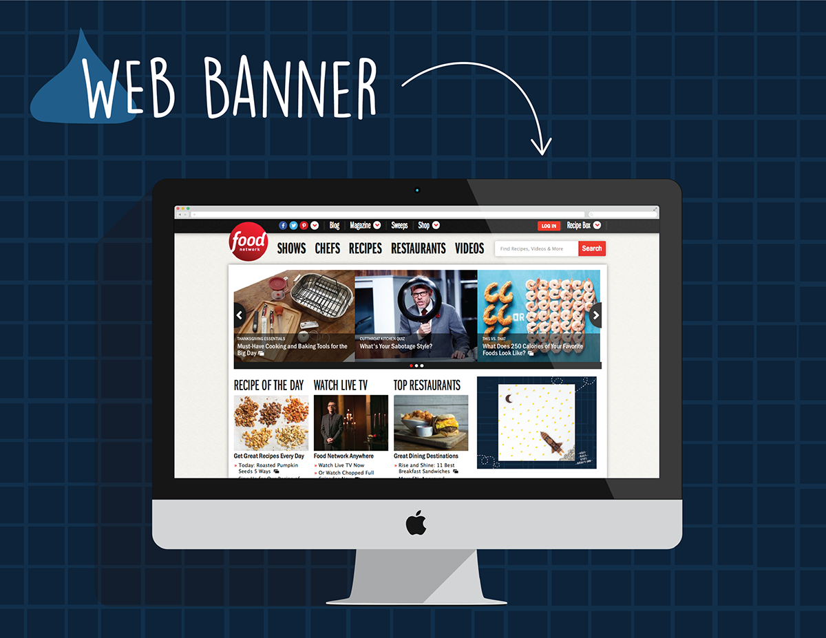 gif Web Banner instagram social media Pinterest microsite Integrated Campaign digital vector hersheys product