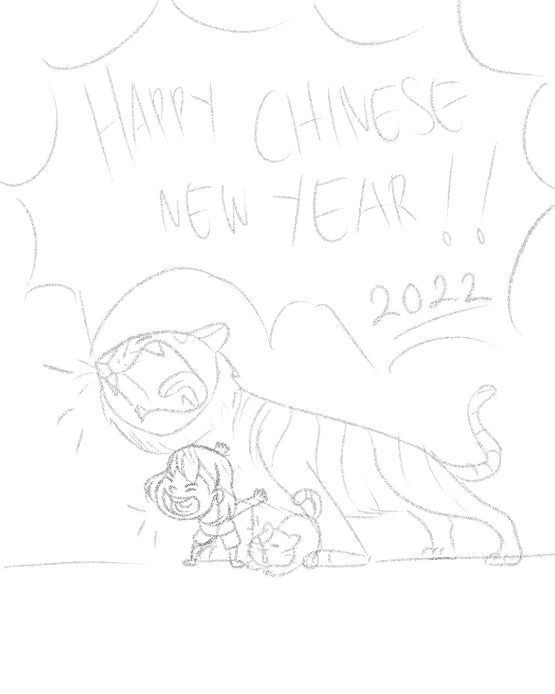 Cat Character design  children children illustration children's book china cute ILLUSTRATION  Lunar New Year tiger