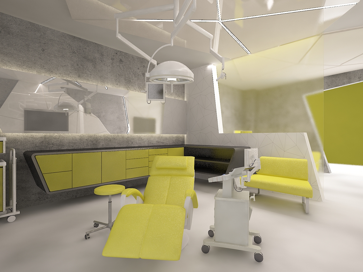 dental hospital dentist doctor polygon poylgon architecture design Interior Mimarlik istanbul tasarim türkiye