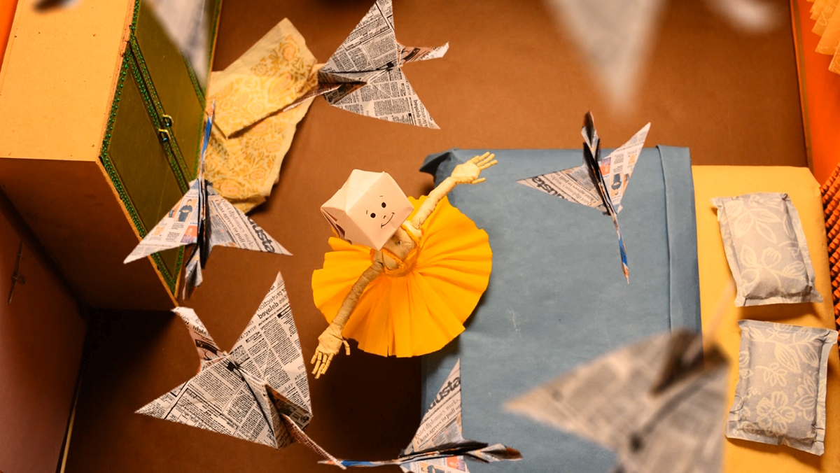 stop motion stop motion animation paper craft origami  paper animation Character fantasy unfold