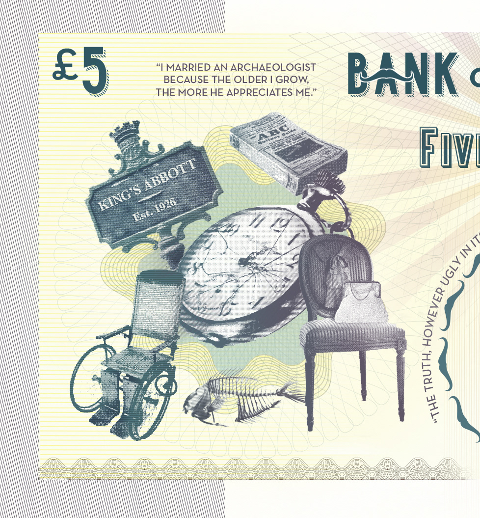 bank note Independent on Sunday agatha christie
