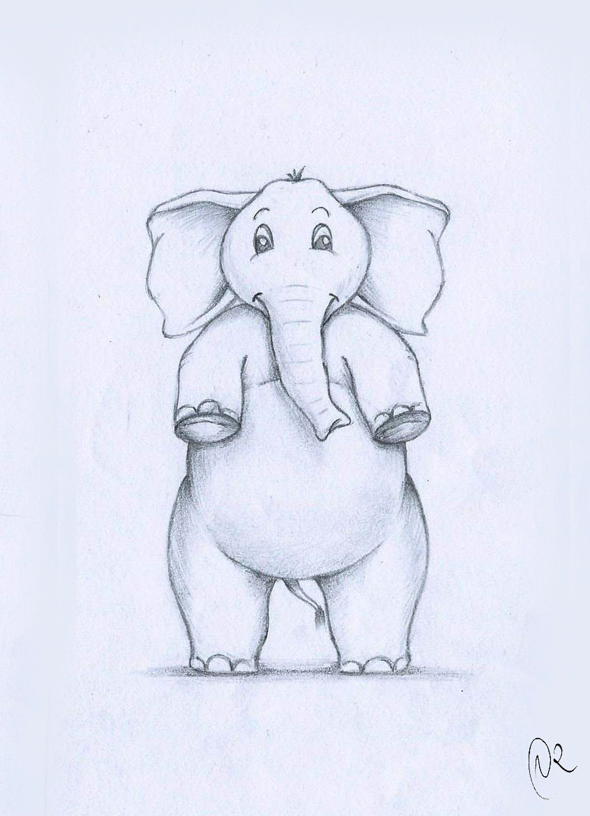cute characters Cartoons elephant sikh Panda  baby children sketching drawings