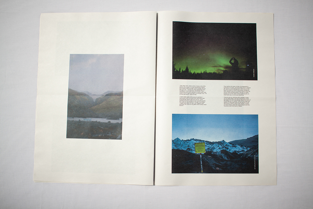 iceland newspaper editorial design  Photography  editorial newsprint paper magazine book