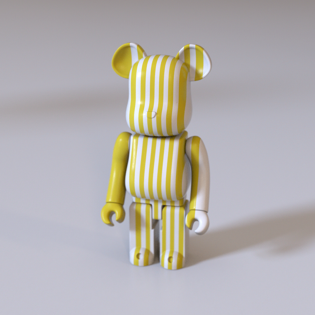3D arttoy bearbrick c4d CGI Render SUNNEI toy