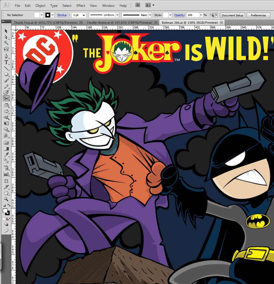 batman  joker  comics  comic book  art  covers  DC comics  Homage  cartoon  superhero  vector  vector art  illustrator  adobe illustrator pencils