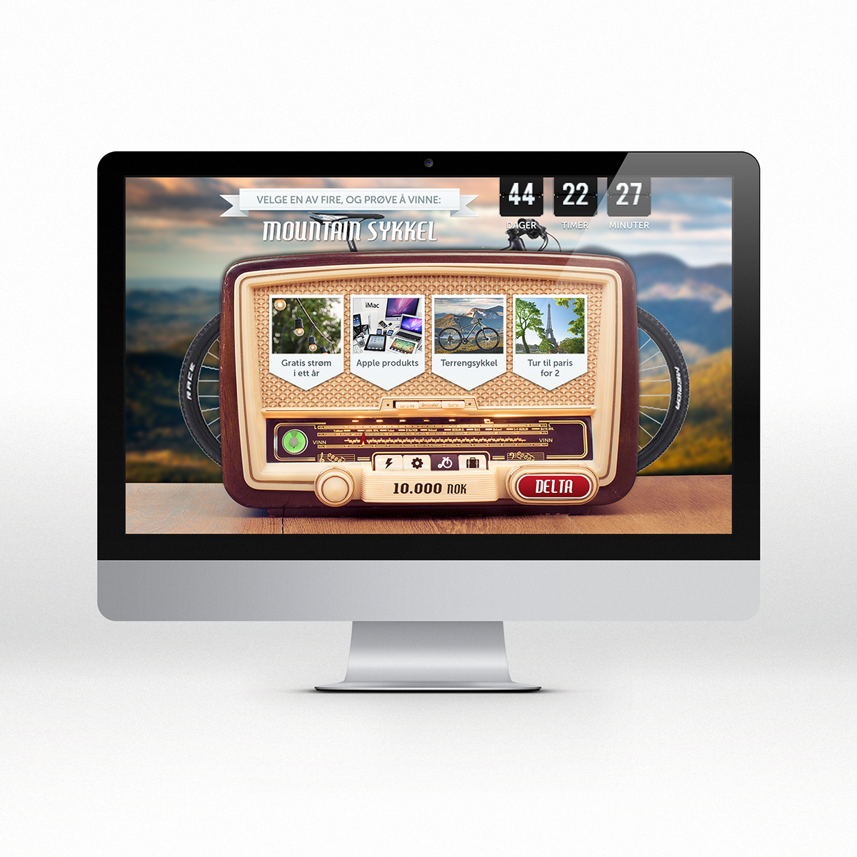 Radio Retro vintage Webdesign Travel apple iMac win campaign phone