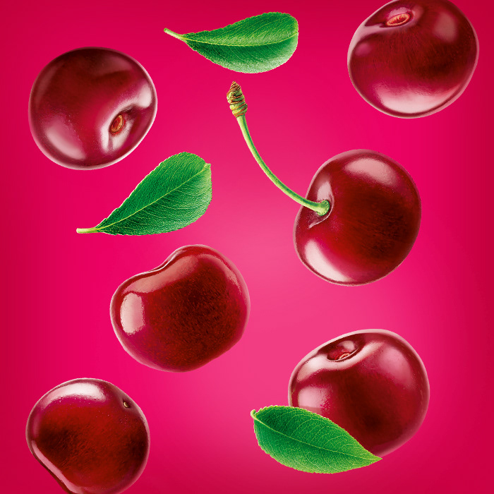 Food zone  photorealism fruits ILLUSTRATION  cherry Packaging juice ice cream retouch Food 