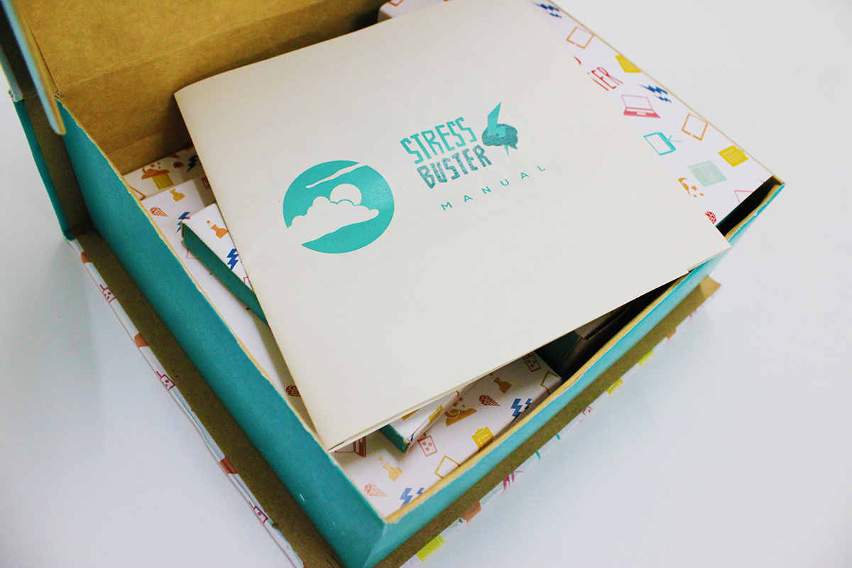 stressbuster kit stresskit teen box packaging