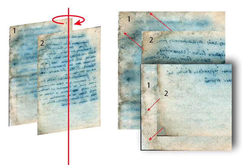 auschwitz ww2 manuscript recovering retouching  multi-spectral imaging Marcel Nadjary forest holocaust shoa