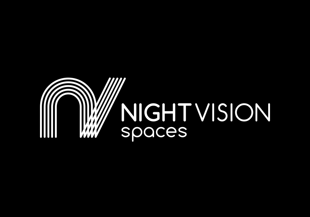 design branding  NighVision Spaces Experiential holographic