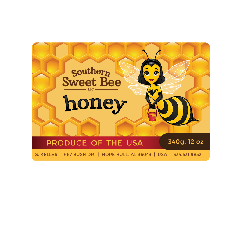 bee honey Label