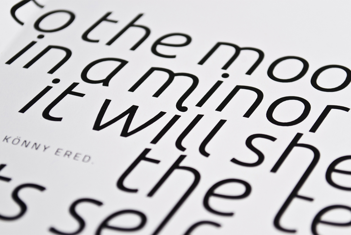 molnar AMI sopron thomas morry poem book design graphic typo font photo black White RENATO